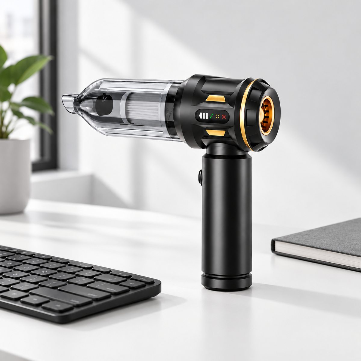 Veylo Air am Schreibtisch – Produktvisualisierung