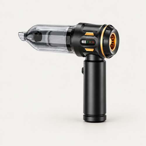 Veylo Air in Graphit mit goldfarbenen Details – Produktvisualisierung